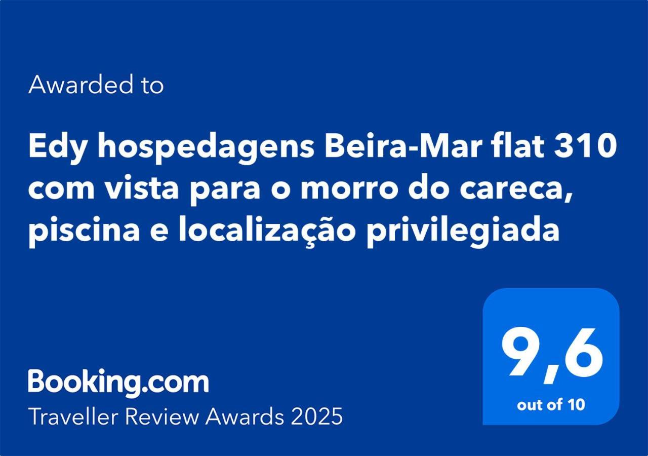Edy Hospedagens Beira-Mar Flat 310 Com Vista Para O Morro Do Careca, Piscina E Localizacao Privilegiada Natal Exterior photo